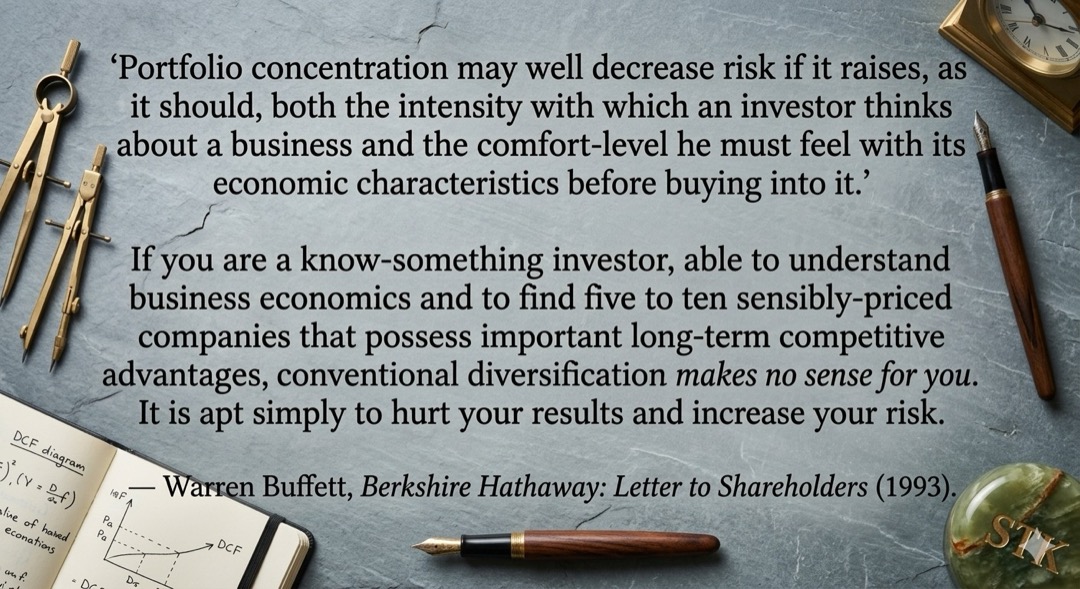 Portfolio concentration may well decrease risk.