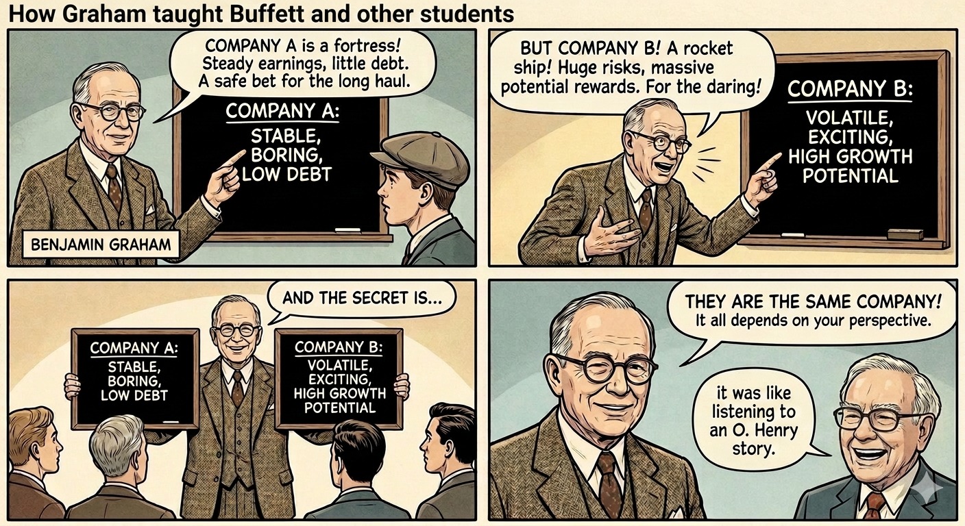 Benjamin Graham teaching method Buffett etc.